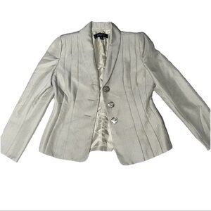 Kasper Blazer 4P Nude Minimalistic Timeless Chic Eclectic Grandpa Preppy Smart